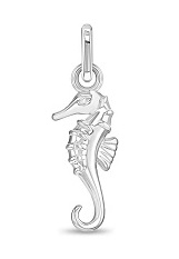 nice seahorse sterling silver baby charm